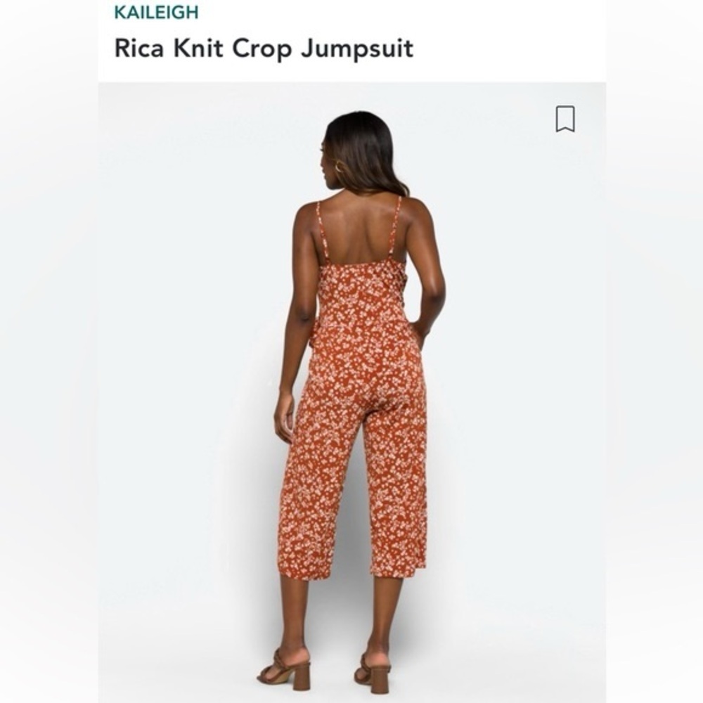 Rica Knit Crop Jumpsuit